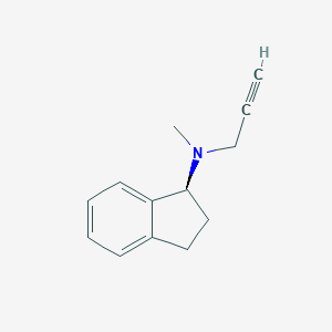 B169786 N-Methyl-N-2-propynyl-1-indanamine, (S)- CAS No. 124192-86-5