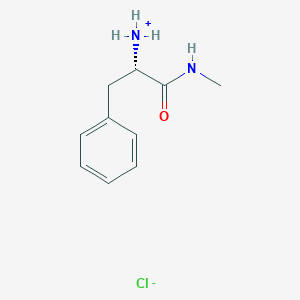molecular formula C10H15ClN2O B169789 (S)-2-氨基-N-甲基-3-苯基丙酰胺盐酸盐 CAS No. 17186-56-0