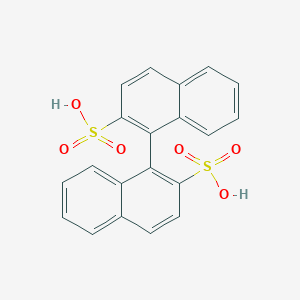 B169816 1-(2-Sulfo-1-naphthyl)naphthalene-2-sulfonic acid CAS No. 122361-59-5