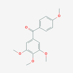 B169836 Methanone, (4-methoxyphenyl)(3,4,5-trimethoxyphenyl)- CAS No. 109091-08-9