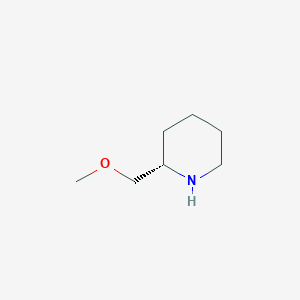 molecular formula C7H15NO B169839 (S)-2-(Methoxymethyl)piperidine CAS No. 149054-86-4