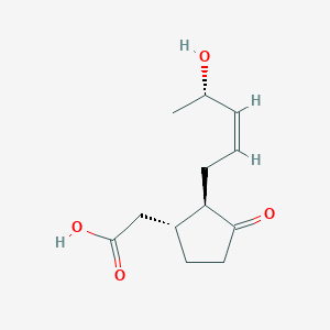 molecular formula C12H18O4 B169865 11-hydroxyjasmonic acid CAS No. 140447-14-9