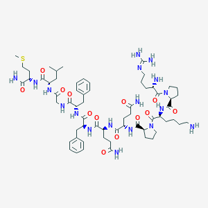 molecular formula C63H98N18O13S B169867 Substance P CAS No. 11035-08-8