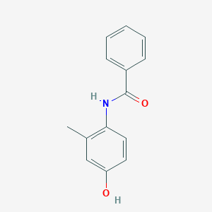 molecular formula C14H13NO2 B169868 N-(4-hydroxy-2-methylphenyl)benzamide CAS No. 17646-91-2