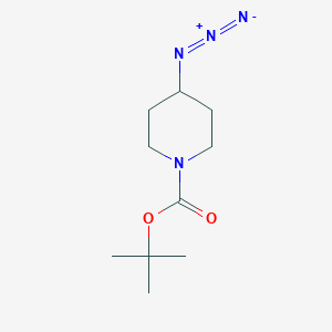 molecular formula C10H18N4O2 B169878 叔丁基4-叠氮基哌啶-1-羧酸酯 CAS No. 180695-80-1