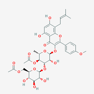 molecular formula C37H44O17 B016988 鬼臼苷 CAS No. 106441-31-0