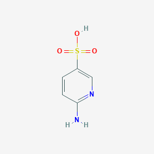 molecular formula C5H6N2O3S B016991 6-Aminopyridine-3-sulfonic acid CAS No. 16250-08-1