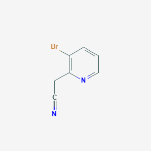 molecular formula C7H5BrN2 B169921 2-(3-溴吡啶-2-基)乙腈 CAS No. 122851-60-9