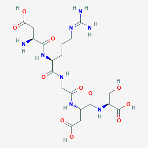 molecular formula C19H32N8O11 B169924 H-Asp-Arg-Gly-Asp-Ser-OH CAS No. 151997-53-4