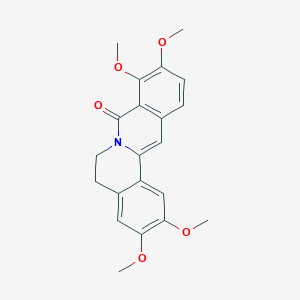 molecular formula C21H21NO5 B169944 8-Oxypalmatine CAS No. 19716-59-7