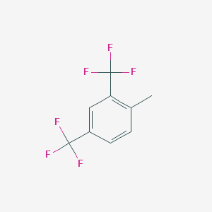 molecular formula C9H6F6 B169946 2,4-Bis(trifluoromethyl)toluene CAS No. 136664-96-5