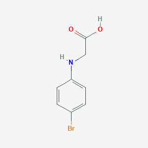 molecular formula C8H8BrNO2 B169987 [(4-Bromophenyl)amino]acetic acid CAS No. 13370-62-2