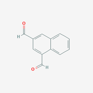molecular formula C12H8O2 B170015 Naphthalene-1,3-dicarbaldehyde CAS No. 102880-69-3