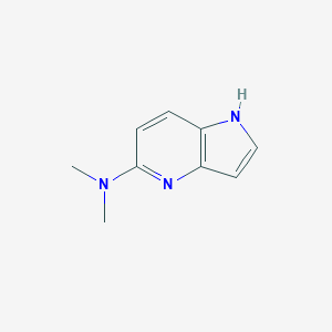 molecular formula C9H11N3 B170024 N,N-dimethyl-1H-pyrrolo[3,2-b]pyridin-5-amine CAS No. 131084-54-3