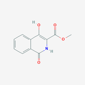 molecular formula C11H9NO4 B170049 甲基4-羟基-1-氧代-1,2-二氢异喹啉-3-羧酸酯 CAS No. 13972-97-9