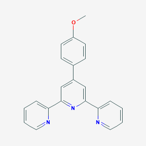 molecular formula C22H17N3O B170057 4'-(4-甲氧基苯基)-2,2':6',2''-联吡啶 CAS No. 13104-56-8