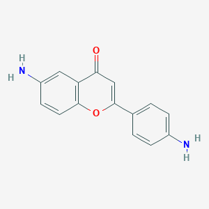 B170071 6-Amino-2-(4-aminophenyl)chromen-4-one CAS No. 199460-03-2