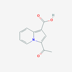 molecular formula C11H9NO3 B170074 3-乙酰吲哚啉-1-羧酸 CAS No. 120221-69-4