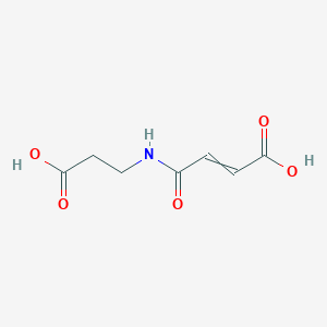 molecular formula C₇H₉NO₅ B017008 2-Butenoic acid, 4-[(2-carboxyethyl)amino]-4-oxo-, (2Z)- CAS No. 57079-11-5