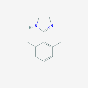 B170093 2-(2,4,6-trimethylphenyl)-4,5-dihydro-1H-imidazole CAS No. 124730-04-7
