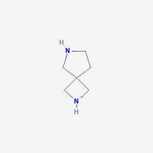 molecular formula C6H12N2 B170100 2,6-Diazaspiro[3.4]octane CAS No. 136098-13-0