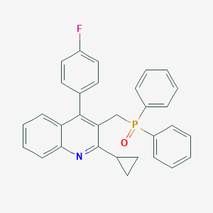 B170113 2-Cyclopropyl-3-[(diphenylphosphinyl)methyl]-4-(4-fluorophenyl)quinoline CAS No. 146578-99-6
