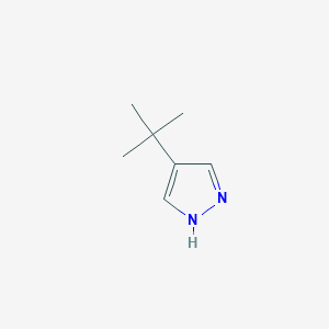 molecular formula C7H12N2 B170115 4-(叔丁基)-1H-吡唑 CAS No. 105285-21-0