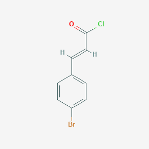 molecular formula C9H6BrClO B170122 (2E)-3-(4-溴苯基)丙烯酰氯 CAS No. 13565-09-8