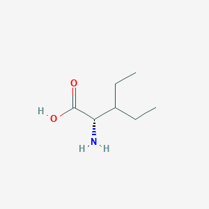 molecular formula C7H15NO2 B017014 (S)-2-氨基-3-乙基戊酸 CAS No. 14328-49-5
