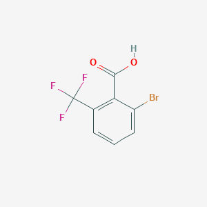 molecular formula C8H4BrF3O2 B170154 2-bromo-6-(trifluoromethyl)benzoic Acid CAS No. 177420-64-3