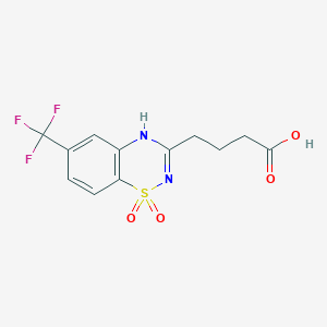 B017018 6-(Trifluoromethyl)-2H-1,2,4-benzothiadiazine-3-butanoic acid 1,1-dioxide CAS No. 101064-07-7