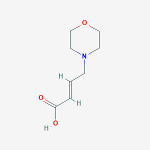 molecular formula C8H13NO3 B170201 (E)-4-吗啉基丁-2-烯酸 CAS No. 1323199-72-9