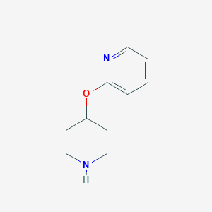 molecular formula C10H14N2O B170215 2-(哌啶-4-氧基)吡啶 CAS No. 127806-46-6