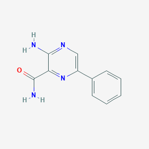 B170238 3-Amino-6-phenylpyrazine-2-carboxamide CAS No. 113120-69-7