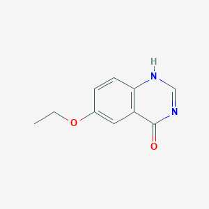 molecular formula C10H10N2O2 B170240 6-乙氧基喹唑啉-4(3H)-酮 CAS No. 155960-97-7