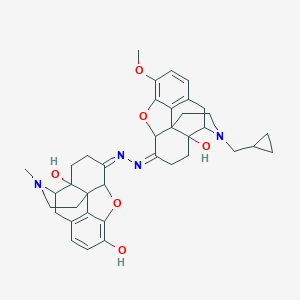 molecular formula C38H44N4O6 B017028 Oxymorphone-3-methoxynaltrexonazine CAS No. 110320-72-4