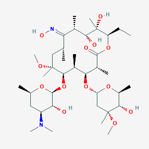 molecular formula C38H70N2O13 B170295 Clarithromycin 9-Oxime CAS No. 103450-87-9