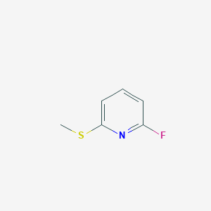 molecular formula C6H6FNS B170323 2-氟-6-(甲硫基)吡啶 CAS No. 198896-18-3