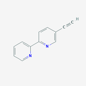 molecular formula C12H8N2 B170337 5-乙炔基-2,2'-联吡啶 CAS No. 162318-34-5