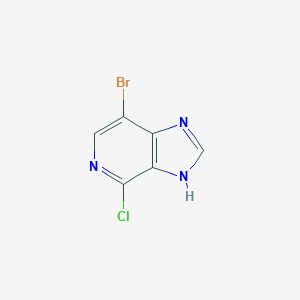 molecular formula C6H3BrClN3 B170345 7-Bromo-4-chloro-1H-imidazo[4,5-C]pyridine CAS No. 163452-79-7