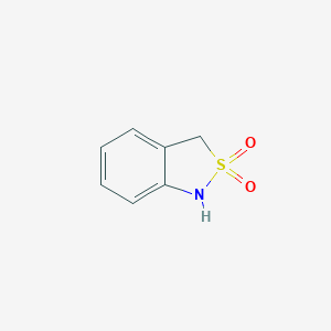 molecular formula C7H7NO2S B170347 1,3-二氢苯并[c]异噻唑 2,2-二氧化物 CAS No. 111248-89-6