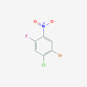 B170350 1-Bromo-2-chloro-4-fluoro-5-nitrobenzene CAS No. 111010-08-3