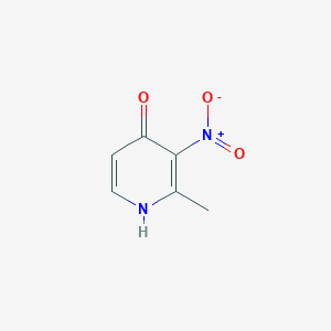 molecular formula C6H6N2O3 B170364 2-Methyl-3-nitropyridin-4-ol CAS No. 18614-66-9