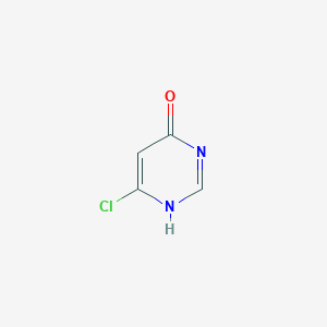 molecular formula C4H3ClN2O B017037 6-Chloro-4-hydroxypyrimidine CAS No. 4765-77-9