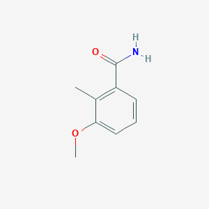 molecular formula C9H11NO2 B170375 3-Methoxy-2-methylbenzamide CAS No. 135329-22-5