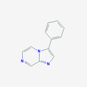 molecular formula C12H9N3 B170382 2-苯基咪唑并[1,2-A]哒嗪 CAS No. 126052-34-4