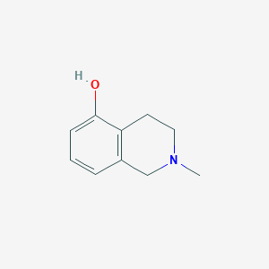 molecular formula C10H13NO B170444 2-甲基-1,2,3,4-四氢异喹啉-5-醇 CAS No. 14097-42-8
