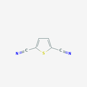 molecular formula C6H2N2S B170475 噻吩-2,5-二碳腈 CAS No. 18853-40-2