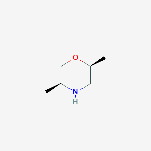 molecular formula C6H13NO B170494 (2S,5S)-2,5-二甲基吗啉 CAS No. 1258277-12-1