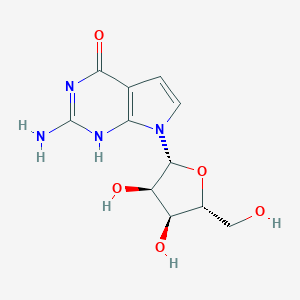 molecular formula C11H14N4O5 B017050 7-Deazaguanosine CAS No. 62160-23-0